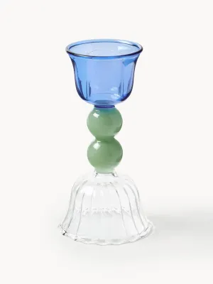 Подсвечник &klevering Perle из боросиликатного стекла, Ø 6 × В 12 см, Прозрачный