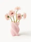&klevering Ваза Marshmallow из стекла ручной работы высотой 20 см — фото 2