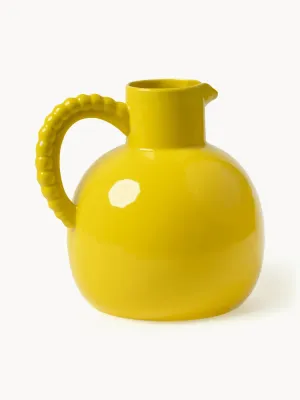 Кувшин &klevering Perle из керамики, 2,5 л, солнечно-жёлтый