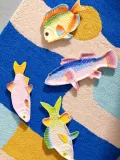 &klevering Блюдо для подачи Fish с ручной росписью, в форме рыбы, зелёно-жёлтое — фото 2