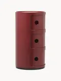 Kartell Столик приставной Componibili, 3 модуля, Ø 32 × В 59 см, Бордовый — фото 3