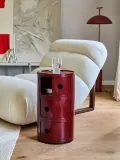 Kartell Столик приставной Componibili, 3 модуля, Ø 32 × В 59 см, Бордовый — фото 5
