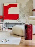 Kartell Столик приставной Componibili, 3 модуля, Ø 32 × В 59 см, Бордовый — фото 6