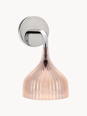 Kartell Настенный светильник E', Ø 14 × В 24 см, Светлый розовый