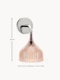 Kartell Настенный светильник E', Ø 14 × В 24 см, Светлый розовый — фото 2