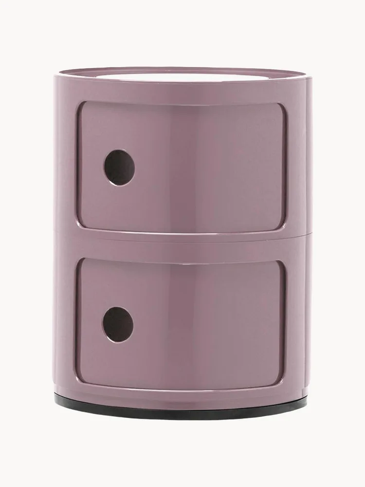 Kartell Столик приставной Componibili, 2 модуля, Ø 32 × В 40 см, Лавандовый