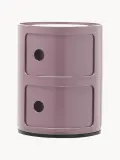 Kartell Столик приставной Componibili, 2 модуля, Ø 32 × В 40 см, Лавандовый — фото 1