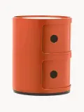 Kartell Столик приставной Componibili, 2 модуля, Ø 32 × В 40 см, Оранжевый — фото 3