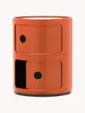 Kartell Столик приставной Componibili, 2 модуля, Ø 32 × В 40 см, Оранжевый — фото 4