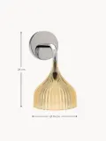 Kartell Настенный светильник E', Ø 14 × В 24 см, Светлый жёлтый — фото 2