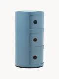 Kartell Столик приставной Componibili, 3 модуля, Ø 32 × В 59 см, Светлый синий — фото 3