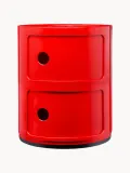 Kartell Столик приставной Componibili, 2 модуля, Ø 32 × В 40 см, Коралловый — фото 1