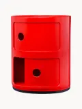 Kartell Столик приставной Componibili, 2 модуля, Ø 32 × В 40 см, Коралловый — фото 4
