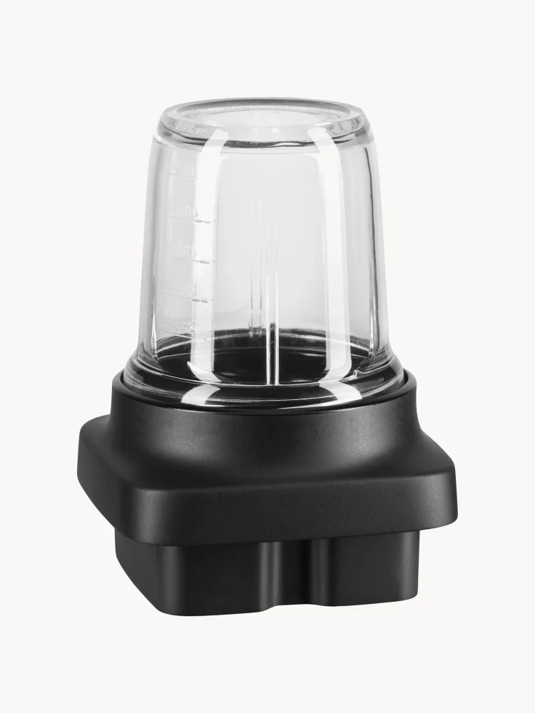 Контейнеры для блендера KitchenAid, набор 2 шт., 200 мл, с герметичными крышками и стальными ножами, чёрные