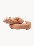Kids Concept Подушка декоративная детская Edvin в форме лисы, длинная, длина 200 см, светло-коричневая — фото 1
