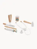 Kids Concept Набор игрушек Kids' Hub доктор, деревянный чемоданчик 20х15х8 см и 7 предметов, бежевый — фото 4