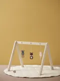 Kids Concept Коврик игровой детский Play круглый стёганый для вигвама, диаметр 98 см, молочно-белый — фото 3