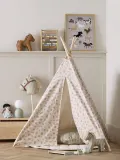 Kids Concept Подушка декоративная напольная Kid's Base круглая из хлопка с ручкой, диаметр 60 см, молочно-белая — фото 4