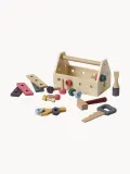 Kids Concept Набор игрушек Kids' Hub инструменты деревянные в ящике 23х15х14 см, 19 предметов — фото 1