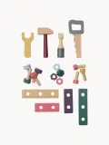 Kids Concept Набор игрушек Kids' Hub инструменты деревянные в ящике 23х15х14 см, 19 предметов — фото 3