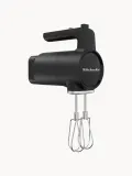Миксер ручной аккумуляторный KitchenAid Go Cordless с семью скоростями и стальными венчиками, чёрный матовый — фото 5