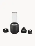 Блендер портативный аккумуляторный KitchenAid Go Cordless со стаканом 473 мл и дорожной крышкой, чёрный матовый — фото 1