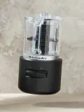 Измельчитель электрический аккумуляторный KitchenAid Go Cordless с ножом и венчиком, две скорости, чёрный матовый — фото 4