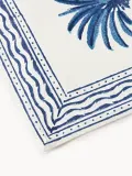 Les Ottomans Комплект хлопковых салфеток под приборы с ручной печатью The Palms, 4 шт, 50x40 см — фото 3