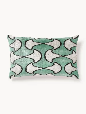 Les Ottomans Наволочка декоративная Velvety, Ш 40 × Д 60 см, Тёмный зелёный