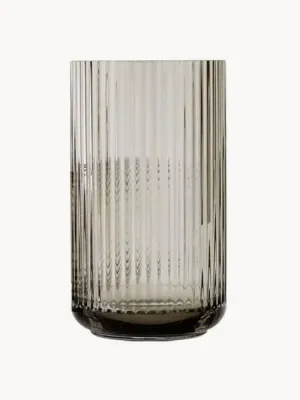 Lyngby Porcelaen Ваза Lyngby из выдувного стекла высотой 25 см, В 25 см, Серый