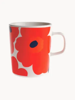 Marimekko Кружка Unikko, Ø 8 × В 10 см, 250 мл, Белый