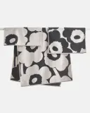 Marimekko Полотенце банное Unikko двустороннее, молочно-белое с антрацитовым — фото 4