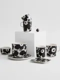 Блюдо для подачи Unikko Marimekko, белое с чёрным, 12 см — фото 2