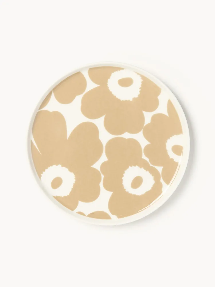 Marimekko Тарелка для завтрака Unikko, Ø 20 см, Белый
