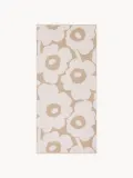 Marimekko Полотенце банное Unikko двустороннее, молочно-белое с бежевым — фото 3