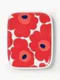 Marimekko Тарелка для завтрака Unikko, Ш 12 × Г 15 см, Белый — фото 3