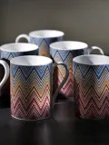 Missoni Кружка Jarris из китайского фарфора, Ø 8 × В 10 см, 370 мл, Белый — фото 5