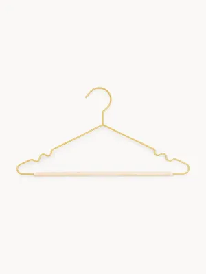 Mustard Made Комплект вешалок-плечиков Adult Top, 10 штук, Ш 39 × В 20 см, Светлый жёлтый