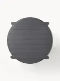 Nardi Садовый приставной столик Doga круглый, Ø 50 × H 40 см, Чёрный — фото 3