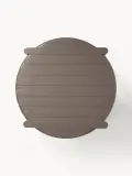 Nardi Садовый приставной столик Doga круглый, Ø 50 × H 40 см, Тёмный коричневый — фото 3