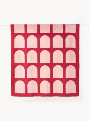 noo.ma Плед Gili из хлопка с геометрическим узором
