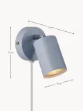 Nordlux Настенный светильник Explore, Ш 8 × Г 15 см, Серо-голубой — фото 2