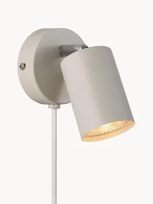 Nordlux Настенный светильник Explore, Ш 8 × Г 15 см, Светлый бежевый