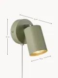 Nordlux Настенный светильник Explore, Ш 8 × Г 15 см, Оливковый зелёный — фото 2
