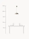 Design For The People Светильник подвесной Versale, Ø 35 × В 30 см, Бежевый — фото 2