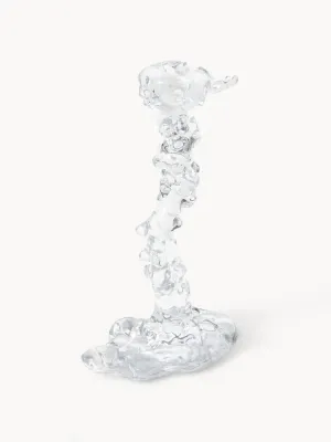 Подсвечник POLSPOTTEN Drip из стекла, Ш 18 × В 25 см, Прозрачный