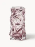 Polspotten Ваза Ice из выдувного стекла высотой 25 см, Ш 18 × В 25 см, Светлый розовый — фото 1