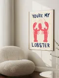 Poster and Frame Постер You are My Lobster с двумя омарами — фото 4