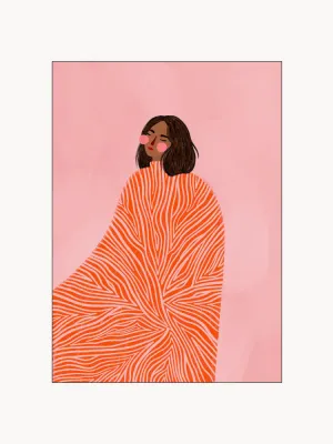 Poster and Frame Постер The Woman With the Swirls