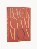 Printworks Настольная игра нарды Backgammon Classic в футляре-книге для двух игроков, 22х21х5 см, коралловая с синим — фото 1